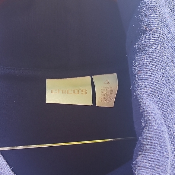 Chico's Navy Blue Knit Sweater - Picture 2 of 7